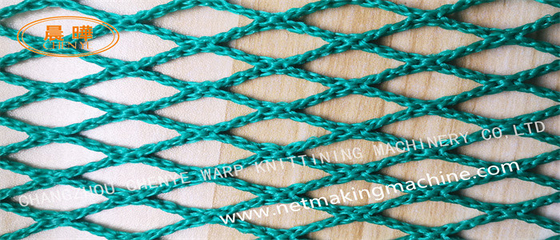 Rede de pesca sem nós material de nylon Mesh Net Machine pequeno do poliéster