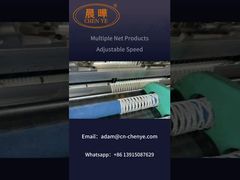 A máquina de tricô de urdidura com velocidade ajustável permite a produção flexível de diversos produtos líquidos