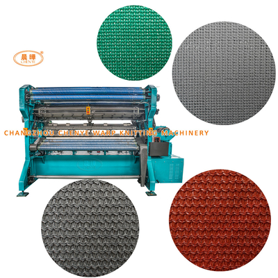Máquina de Fabricação de Rede de Sombra de Trico de Warp de Alta Velocidade para Cores Personalizáveis