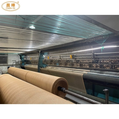 110' largura de trabalho HDPE plástico jardim verde sombra solar rede Warp máquina de tricô para suporte online e produtos