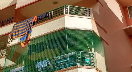 Máquina de fazer rede de sombra de sol de dupla agulha DRCA Tipo de material virgem HDPE Sunshine Green Shading Net