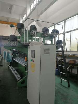 Máquina de Tricô por Trama Raschel SRCP para Produção de Rede Anti-Granizo