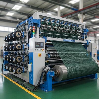 Máquina de fabricação de redes de sombra de alta velocidade 200-450 rpm com largura de trabalho de 135