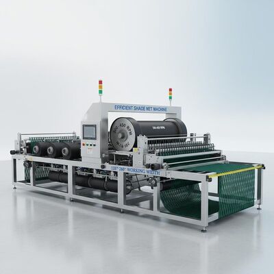 Máquina eficiente para fazer rede de sombra com velocidade de 200-450 rpm e largura de trabalho de 135