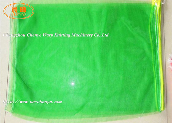 Máquina de saco de rede de cebola Liba máquina de tricô para rede de aviso de plástico